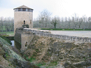 Le front est du château médiéval